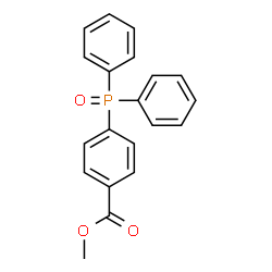 ChemSpider 2D Image | Methyl 4-(diphenylphosphoryl)benzoate | C20H17O3P