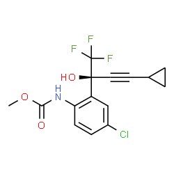 ChemSpider 2D Image | EFAVIRENZ AMINO ALCOHOL METHYL CARBAMATE | C15H13ClF3NO3