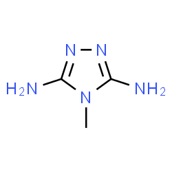 ChemSpider 2D Image | 4-methyl-1,2,4-triazole-3,5-diamine | C3H7N5