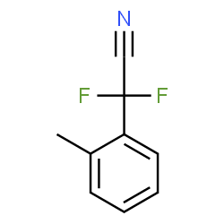 ChemSpider 2D Image | 2,2-difluoro-2-(o-tolyl)acetonitrile | C9H7F2N