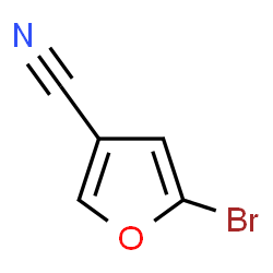 ChemSpider 2D Image | 5-Bromofuran-3-carbonitrile | C5H2BrNO