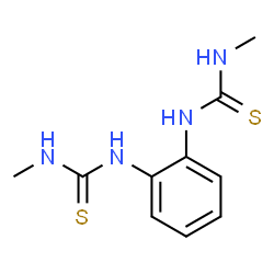 ChemSpider 2D Image | 1,1'-(1,2-Phenylene)bis[3-methyl(thiourea)] | C10H14N4S2