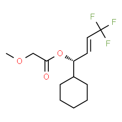 ChemSpider 2D Image | (1S,2E)-1-Cyclohexyl-4,4,4-trifluoro-2-buten-1-yl methoxyacetate | C13H19F3O3