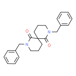 ChemSpider 2D Image | 2,8-Dibenzyl-2,8-diazaspiro[5.5]undecane-1,7-dione | C23H26N2O2