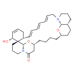 ChemSpider 2D Image | (1S,2R,6R,7E,9E,11E,18R,19S,21S,26R,33S)-2-Hydroxy-20,34-dioxa-14,29-diazahexacyclo[24.6.2.2~18,21~.0~1,6~.0~14,19~.0~29,33~]hexatriaconta-3,7,9,11-tetraen-28-one | C32H46N2O4