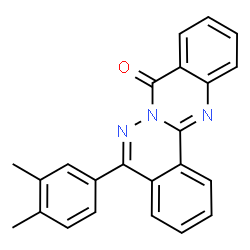ChemSpider 2D Image | 5-(3,4-Dimethylphenyl)-8H-phthalazino[1,2-b]quinazolin-8-one | C23H17N3O