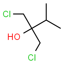 ChemSpider 2D Image | 1-Chloro-2-(chloromethyl)-3-methyl-2-butanol | C6H12Cl2O