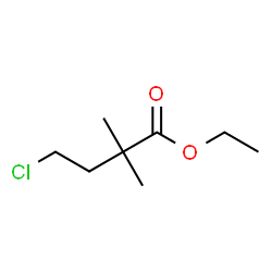 ChemSpider 2D Image | Ethyl 4-chloro-2,2-dimethylbutanoate | C8H15ClO2