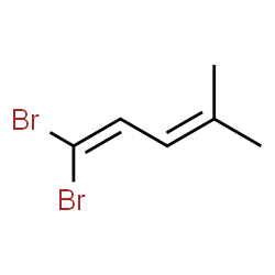 ChemSpider 2D Image | 1,1-Dibromo-4-methyl-1,3-pentadiene | C6H8Br2