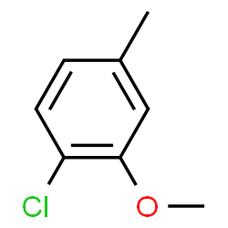 ChemSpider 2D Image | 1-Chloro-2-methoxy-4-methylbenzene | C8H9ClO