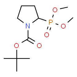 ChemSpider 2D Image | 2-Methyl-2-propanyl 2-(dimethoxyphosphoryl)-1-pyrrolidinecarboxylate | C11H22NO5P