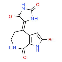 ChemSpider 2D Image | Fuscin | C11H9BrN4O3