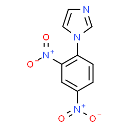 ChemSpider 2D Image | imidazole, 1-(2,4-dinitrophenyl)- | C9H6N4O4