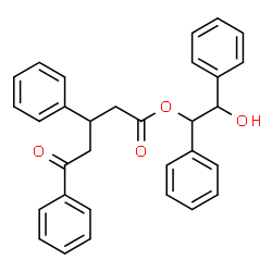 ChemSpider 2D Image | 2-Hydroxy-1,2-diphenylethyl 5-oxo-3,5-diphenylpentanoate | C31H28O4