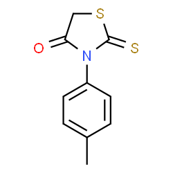 ChemSpider 2D Image | 3-p-Tolylrhodanine | C10H9NOS2