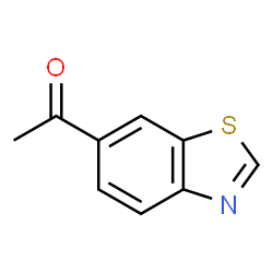 ChemSpider 2D Image | 6-Acetylbenzothiazole | C9H7NOS