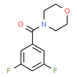 ChemSpider 2D Image | (3,5-Difluorophenyl)(4-morpholinyl)methanone | C11H11F2NO2