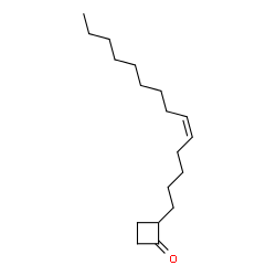 ChemSpider 2D Image | 2-[(5Z)-5-tetradecenyl]cyclobutanone | C18H32O