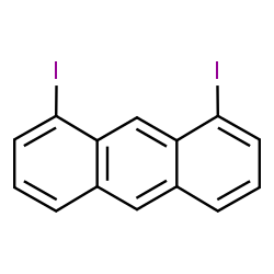 ChemSpider 2D Image | 1,8-Diiodoanthracene | C14H8I2