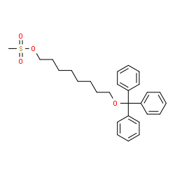 ChemSpider 2D Image | 8-(Trityloxy)octyl methanesulfonate | C28H34O4S