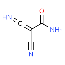 ChemSpider 2D Image | 2-cyano-3-imino-prop-2-enamide | C4H3N3O