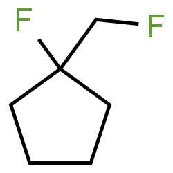ChemSpider 2D Image | 1-fluoro-1-(fluoromethyl)cyclopentane | C6H10F2