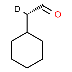 ChemSpider 2D Image | (2S)-2-cyclohexyl-2-deuterio-acetaldehyde | C8H13DO