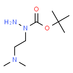 ChemSpider 2D Image | 2-Methyl-2-propanyl 1-[2-(dimethylamino)ethyl]hydrazinecarboxylate | C9H21N3O2