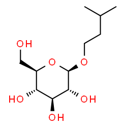 ChemSpider 2D Image | 3-Methylbutyl beta-D-glucopyranoside | C11H22O6
