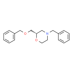 ChemSpider 2D Image | (S)-4-benzyl-2-((benzyloxy)methyl)morpholine | C19H23NO2