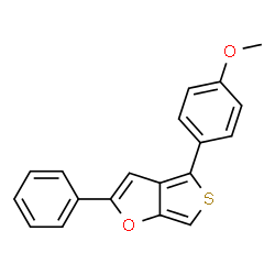 ChemSpider 2D Image | 4-(4-Methoxyphenyl)-2-phenylthieno[3,4-b]furan | C19H14O2S
