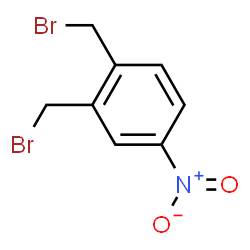 ChemSpider 2D Image | 1,2-Bis(bromomethyl)-4-nitrobenzene | C8H7Br2NO2