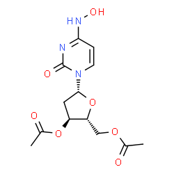 ChemSpider 2D Image | 3',5'-Di-O-acetyl-2'-deoxy-N-hydroxycytidine | C13H17N3O7