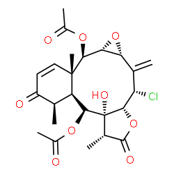 ChemSpider 2D Image | briarenol R | C24H29ClO9