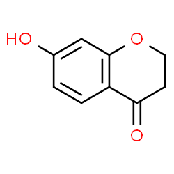 ChemSpider 2D Image | 7-hydroxychroman-4-one | C9H8O3
