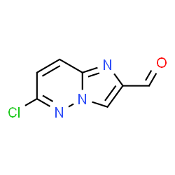 ChemSpider 2D Image | 6-Chloroimidazo[1,2-b]pyridazine-2-carbaldehyde | C7H4ClN3O