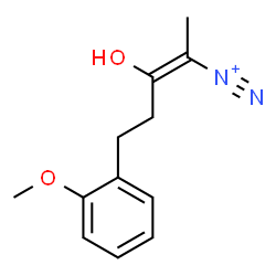 ChemSpider 2D Image | (2E)-3-Hydroxy-5-(2-methoxyphenyl)-2-pentene-2-diazonium | C12H15N2O2