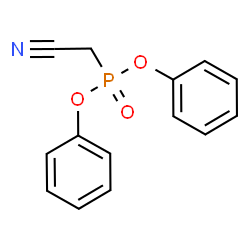ChemSpider 2D Image | Diphenyl (cyanomethyl)phosphonate | C14H12NO3P