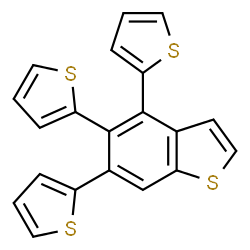 ChemSpider 2D Image | 4,5,6-Tri(2-thienyl)-1-benzothiophene | C20H12S4