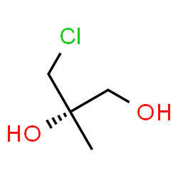 ChemSpider 2D Image | (2S)-3-Chloro-2-methyl-1,2-propanediol | C4H9ClO2