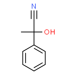ChemSpider 2D Image | 2-Hydroxy-2-phenylpropanenitrile | C9H9NO