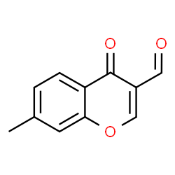 ChemSpider 2D Image | 7-Methyl-4-oxo-4H-chromene-3-carbaldehyde | C11H8O3