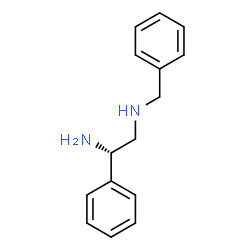 ChemSpider 2D Image | (1S)-N~2~-Benzyl-1-phenyl-1,2-ethanediamine | C15H18N2