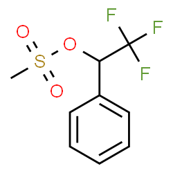 ChemSpider 2D Image | 2,2,2-Trifluoro-1-phenylethyl methanesulfonate | C9H9F3O3S