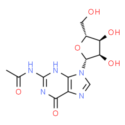 ChemSpider 2D Image | N-Acetylguanosine | C12H15N5O6