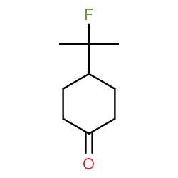 ChemSpider 2D Image | 4-(2-Fluoro-2-propanyl)cyclohexanone | C9H15FO