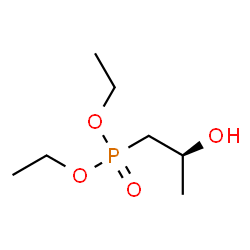 ChemSpider 2D Image | Diethyl [(2S)-2-hydroxypropyl]phosphonate | C7H17O4P