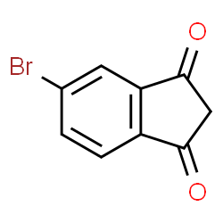 ChemSpider 2D Image | 5-bromoindene-1,3-dione | C9H5BrO2