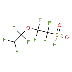 ChemSpider 2D Image | 1,1,2,2-Tetrafluoro-2-(1,1,2,2-tetrafluoroethoxy)ethanesulfonyl fluoride | C4HF9O3S