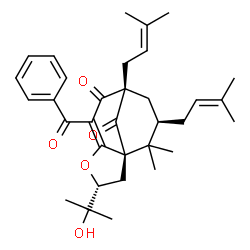ChemSpider 2D Image | Hyperibone I | C33H42O5